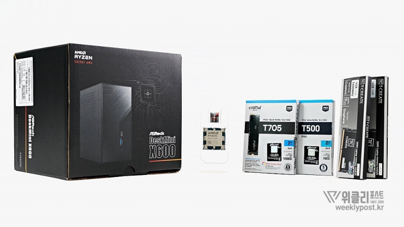 라이젠 R5 8600G와 찰떡궁합 미니 PC! 애즈락 DeskMini X600 120W 대원