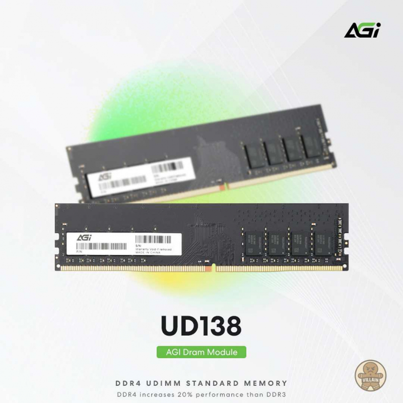서린씨앤아이, AGI DDR4-3200 CL22 UD138 2종 출시 - 위클리포스트
