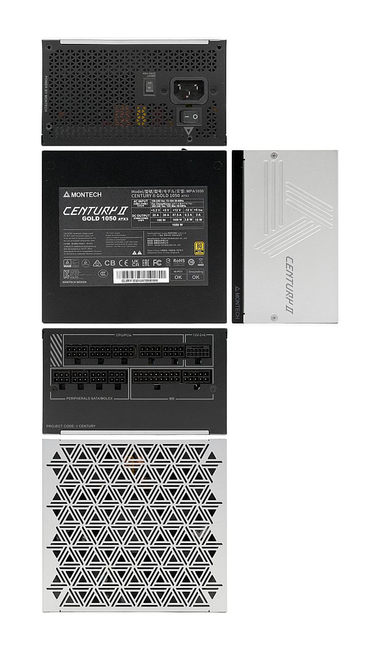 MONTECH Century II 1050 80PLUS GOLD ATX 3.1 파워 [써보니] 비쥬얼만 남다른 게 아냐! -  위클리포스트(weeklypost)